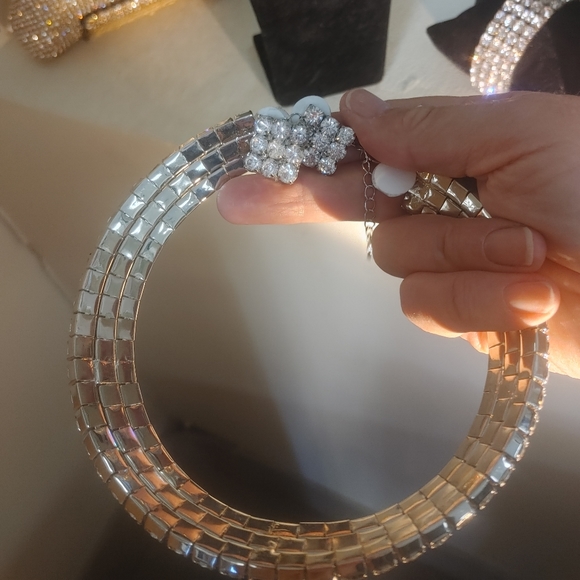Rhinestone choker - Picture 2 of 3
